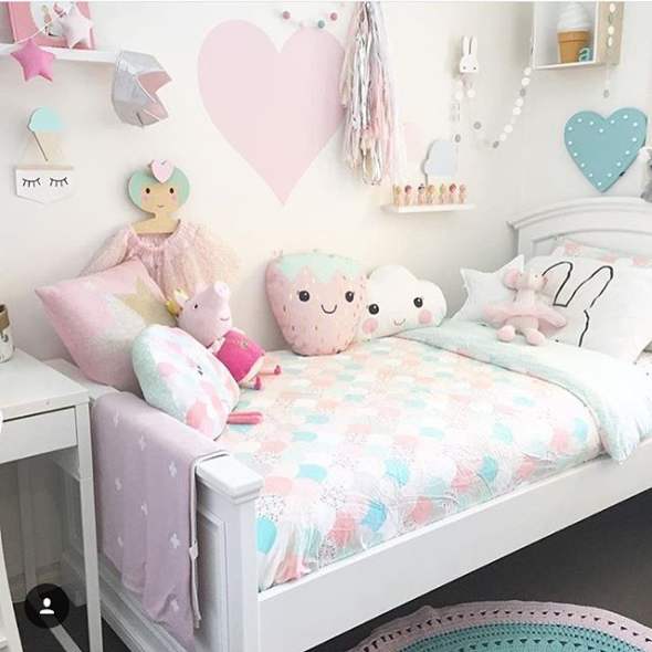 Bilder på barns sovrum