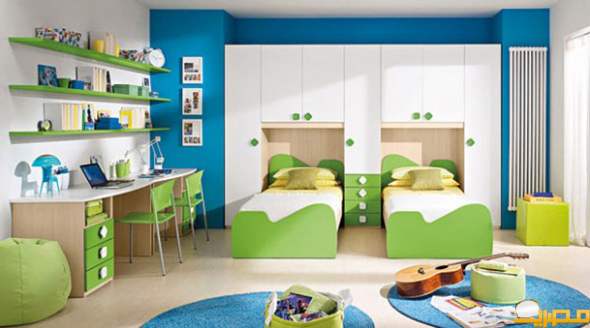 Foto të dhomave të gjumit të fëmijëve