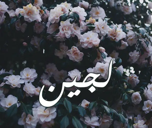اسم لجين مزخرف بالورد 2021