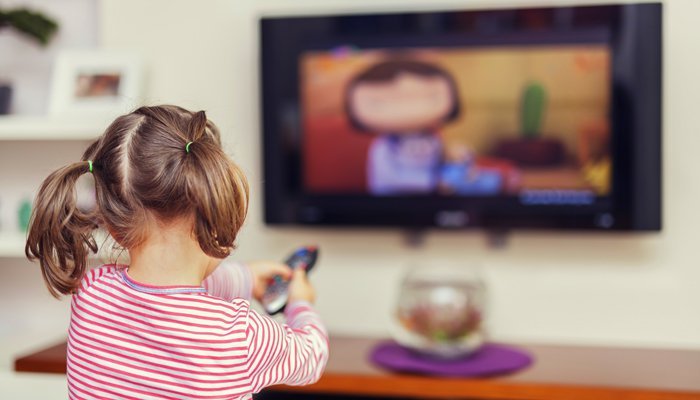 बच्चों के लिए टेलीविजन के बारे में एक विषय