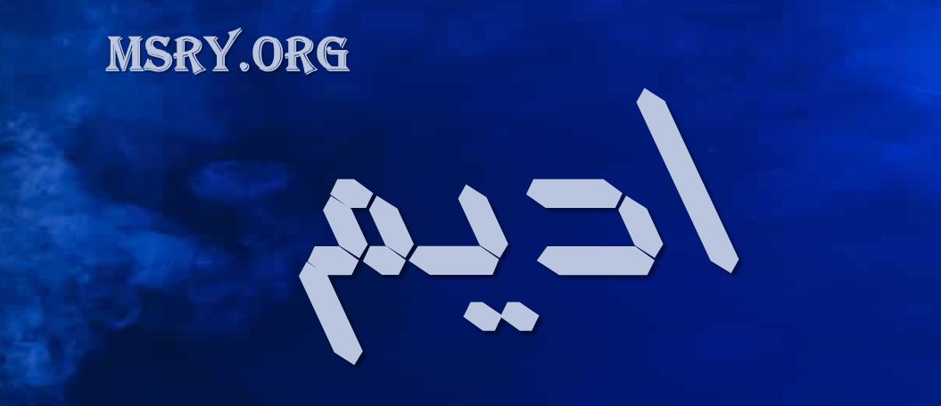 معنى اسم أديم