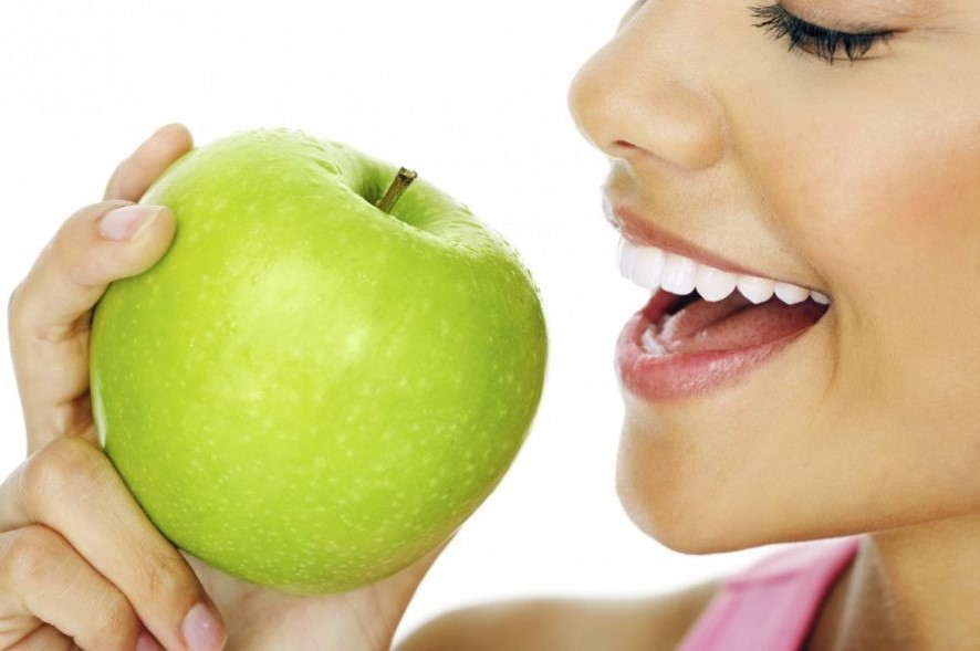 Droom daarvan om groen appels te eet