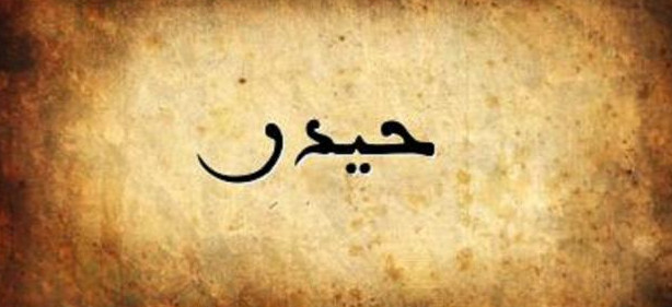 جديد عن معنى اسم حيدر في اللغة وعلم النفس موقع مصري