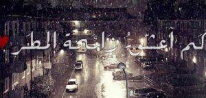 كلام عن المطر 2021