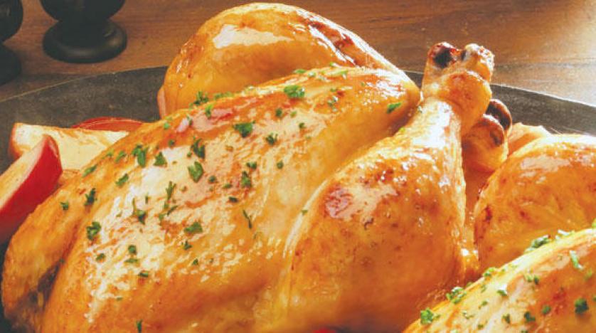 Äter kycklingkött i en dröm