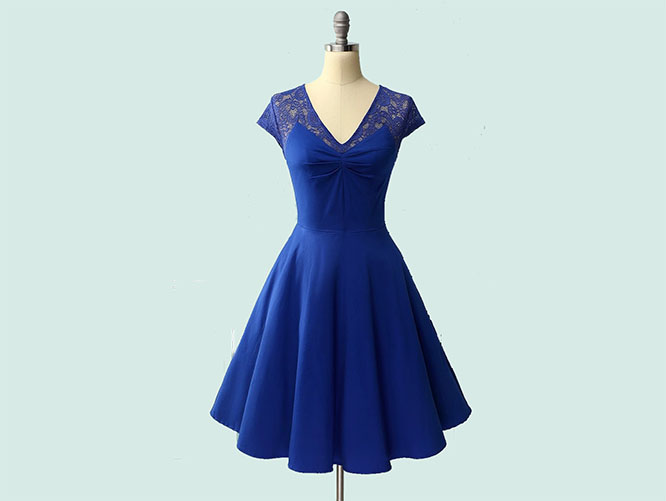 Modra obleka v sanjah