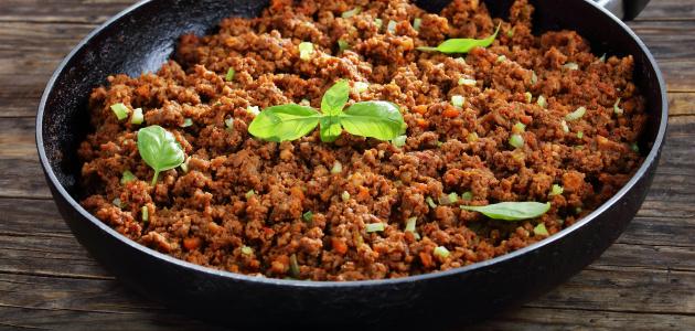 عندي لحم مفروم ايش اسوي فيه؟