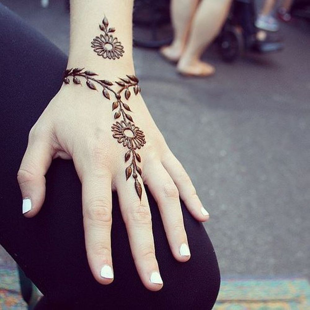 Interpretatie van een droom over henna in de hand