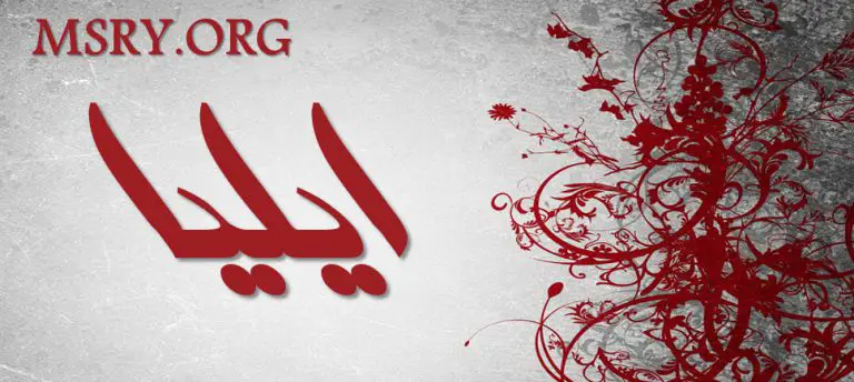 معنى اسم إيليا