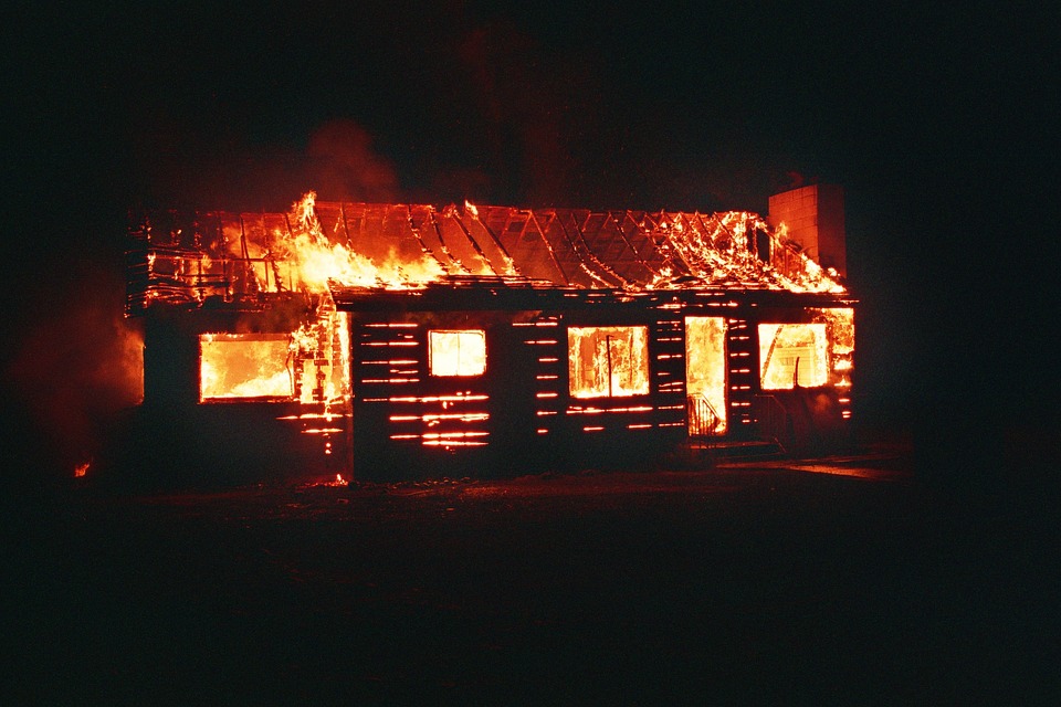 حرق منزل في المنام