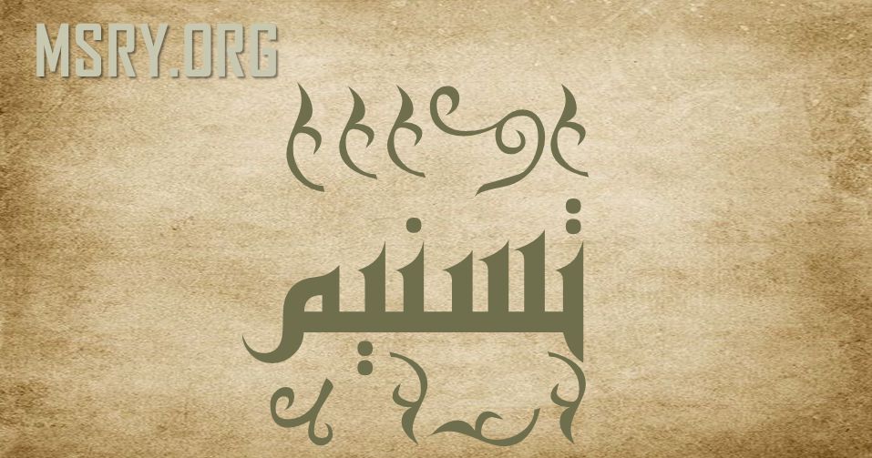ما معنى اسم تسنيم Tasnim في القرآن واللغة العربية موقع مصري
