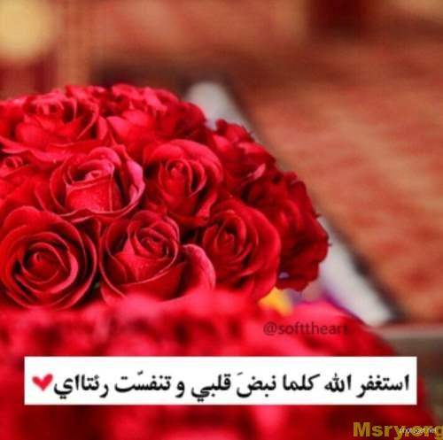 اذكار المسلم وصورة مكتوب عليها استغفر الله كلما نبض قلبى وتنفست رئتاى اذكار - اذكار الصباح - اذكار المسلم 2