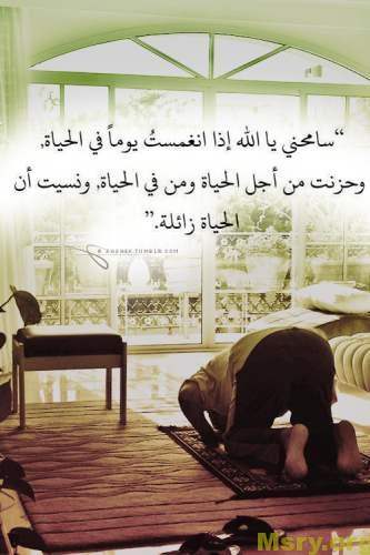 استغفر الله وصورة مكتوب عليها سامحني يا الله إذا انغمست يوماً فى الحياة وحزنت من أجل الحياة ومن فى الحياة نسيت أن الحياة زائلة استغفر الله