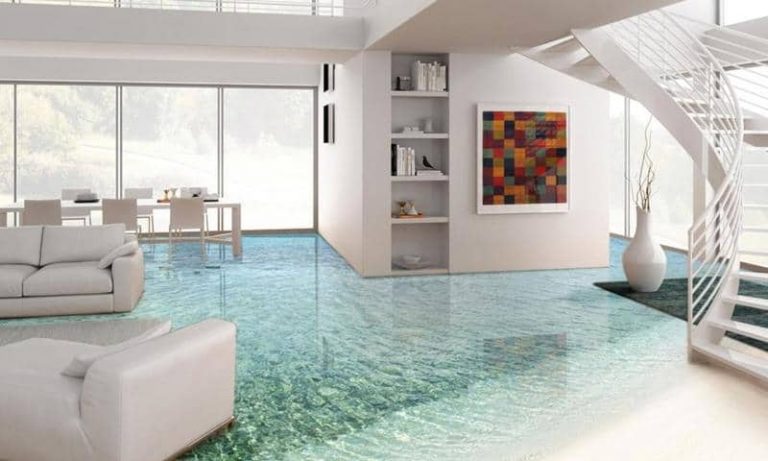 حلم الماء في الغرفة