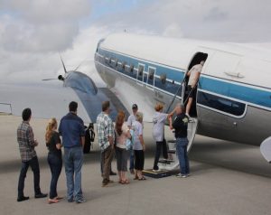 رؤية ركوب الطائرة