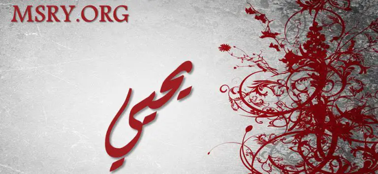 معنى اسم يحيى