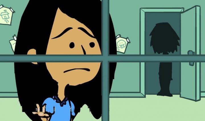 رؤية الام المتوفية حزينة