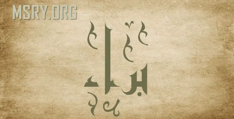 معنى اسم براء وصفاته