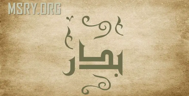 معنى اسم بدر